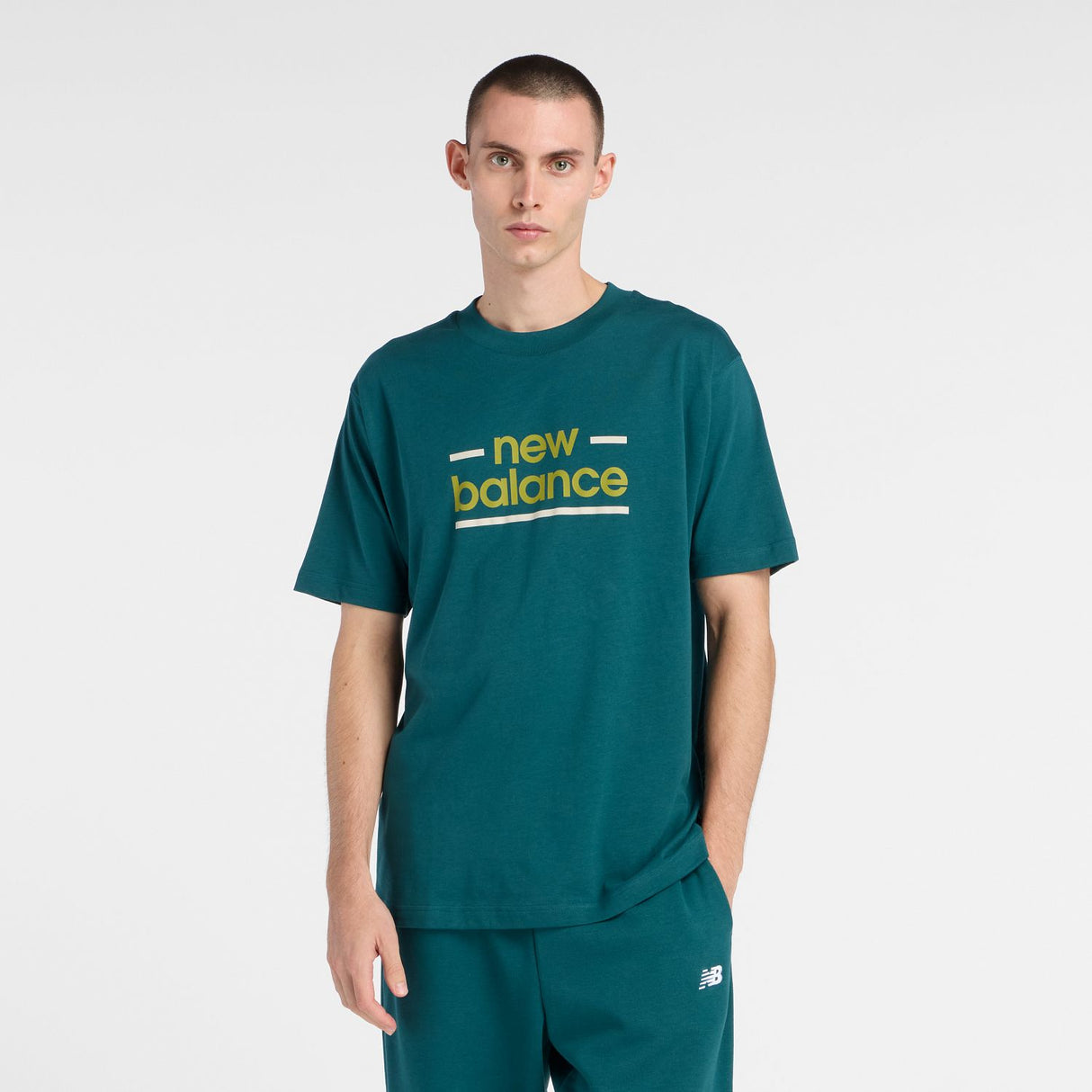 New Balance Men's Linear Lines T-Shirt-2