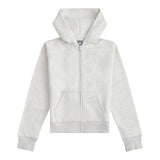 New Balance Youth Brush Back Small Logo Full Zip Hoodie-1