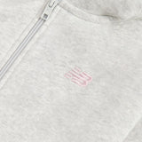 New Balance Youth Brush Back Small Logo Full Zip Hoodie-3