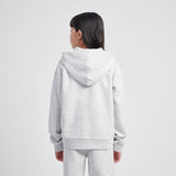 New Balance Youth Brush Back Small Logo Full Zip Hoodie-6