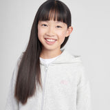 New Balance Youth Brush Back Small Logo Full Zip Hoodie-7