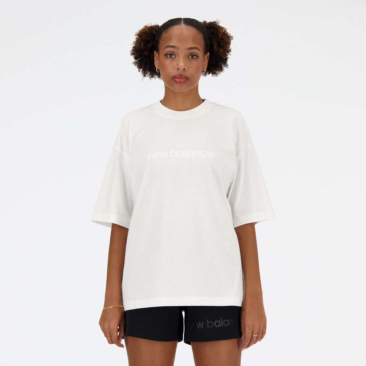 New Balance Women's Hyper Density Jersey Oversized T-Shirt-1