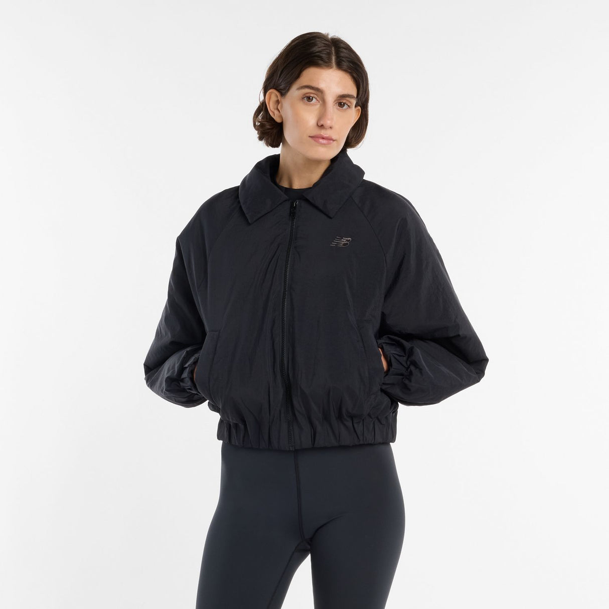 New Balance Women's Woven Bomber Jacket-2