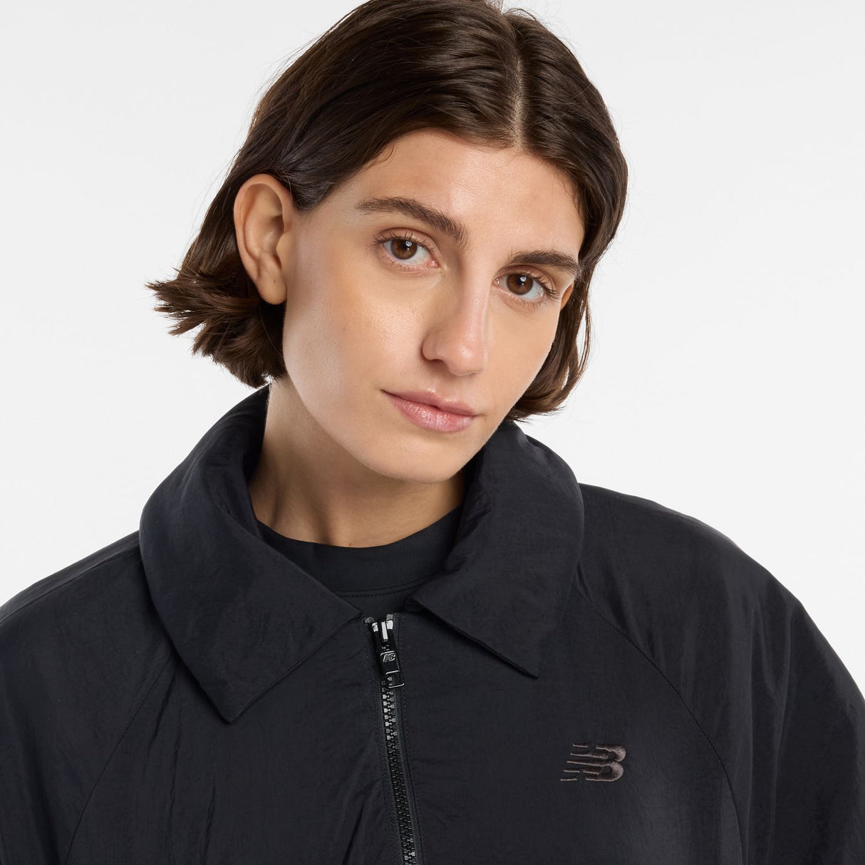 New Balance Women's Woven Bomber Jacket-5