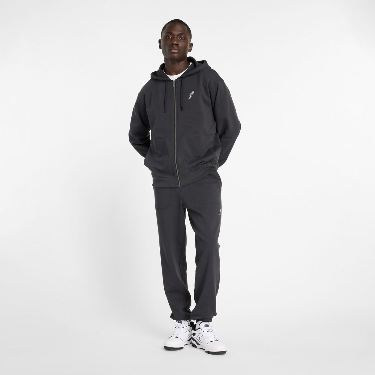New Balance Men's Ohtani French Terry Full Zip Hoodie-1