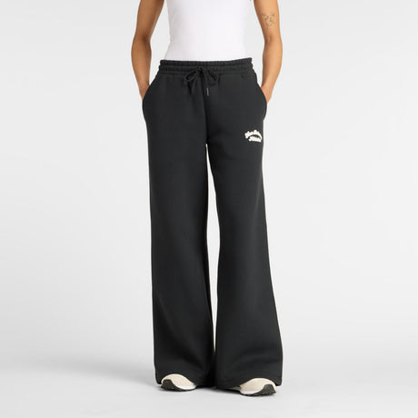 New Balance Women's Linear Heritage Fleece Wide Leg Pant-1