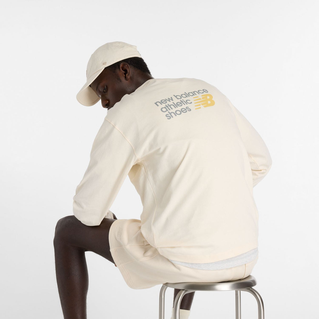 New Balance Men's Athletics Premium Back Logo Long Sleeve-2