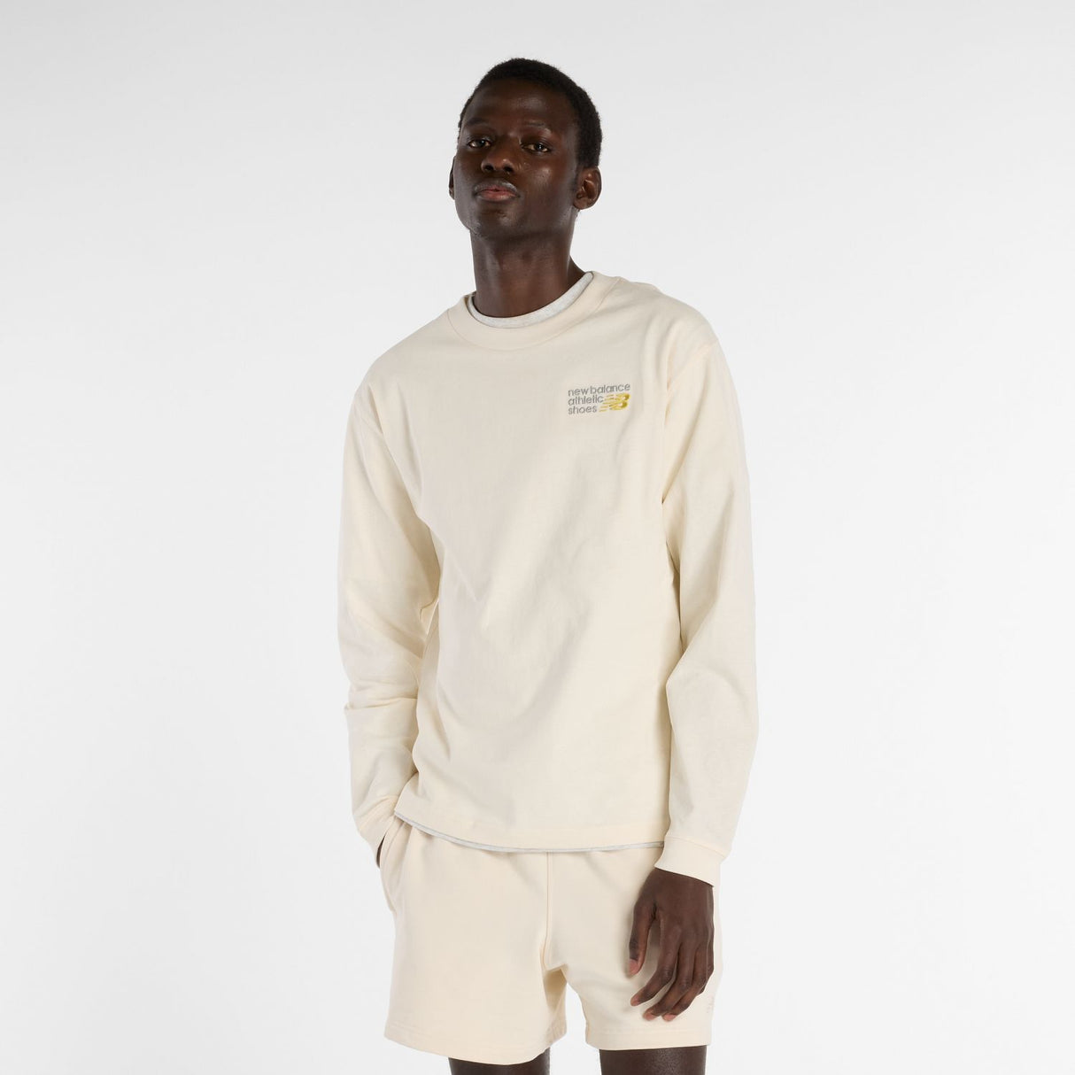 New Balance Men's Athletics Premium Back Logo Long Sleeve-3