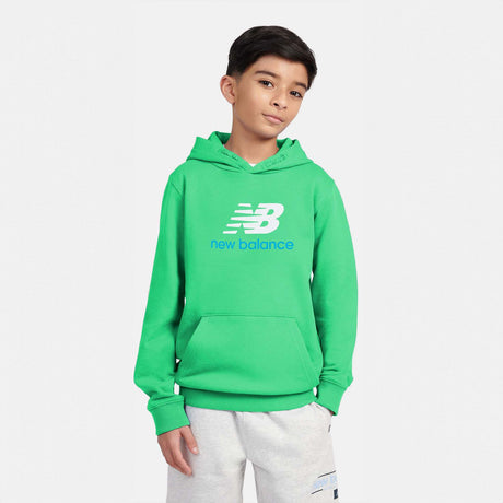 New Balance Youth French Terry Stacked Logo Hoodie-1