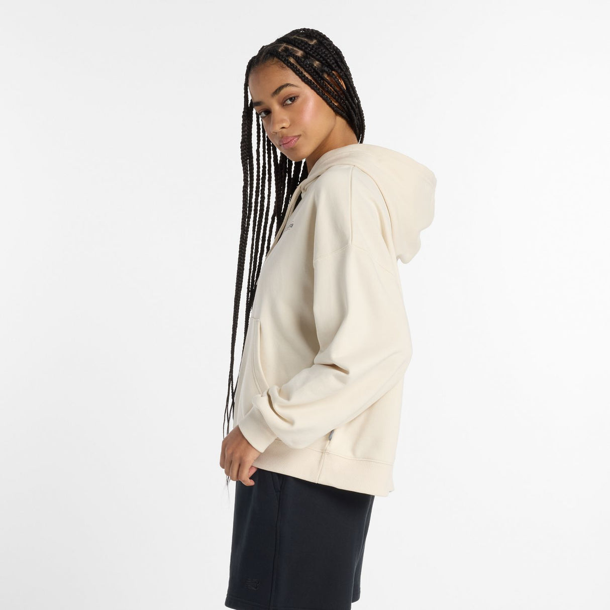 New Balance Women's Multi Color Logo Hoodie-2