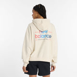 New Balance Women's Multi Color Logo Hoodie-3
