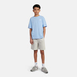 New Balance Youth French Terry Small Logo Short-4
