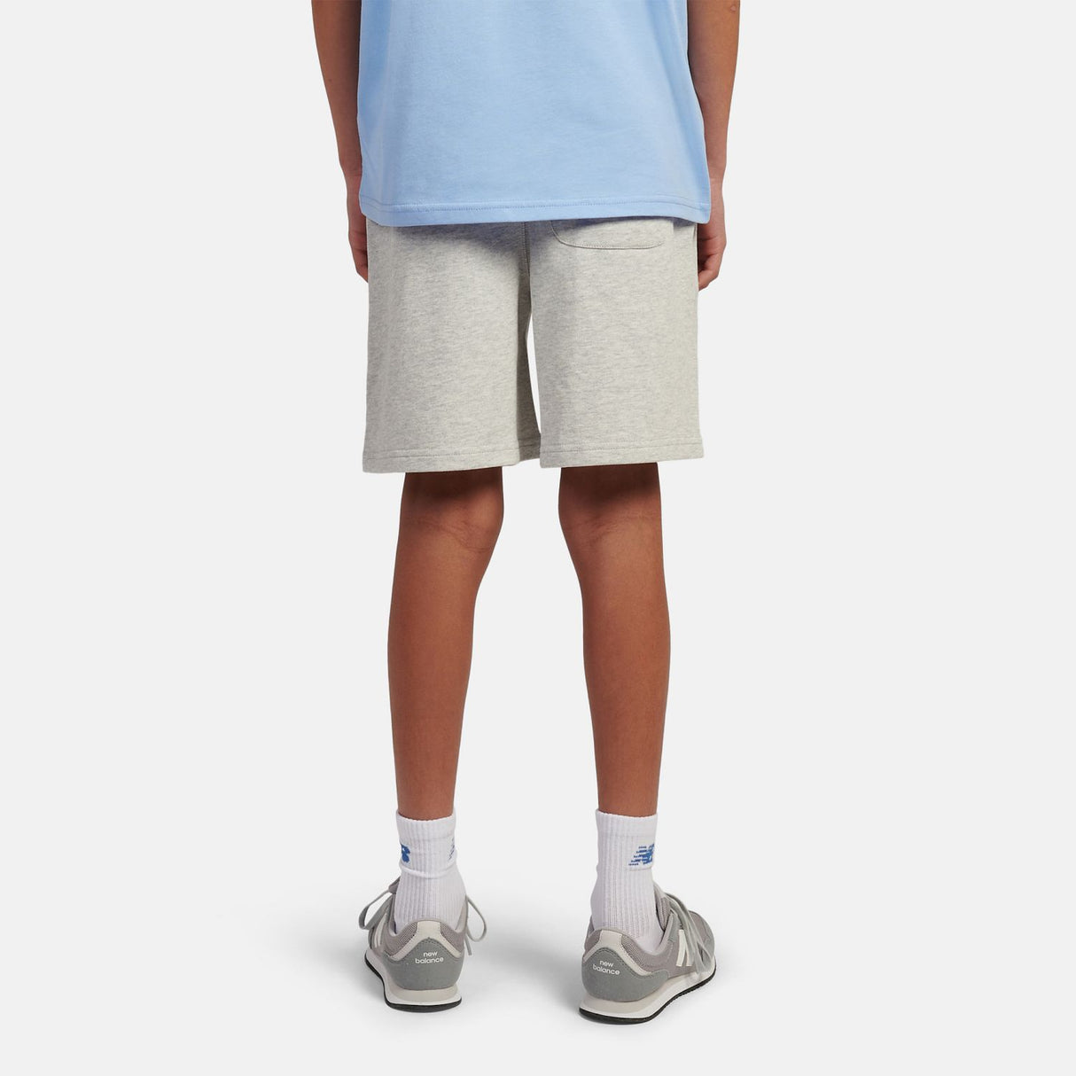 New Balance Youth French Terry Small Logo Short-7