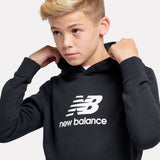 New Balance Youth French Terry Stacked Logo Hoodie-8