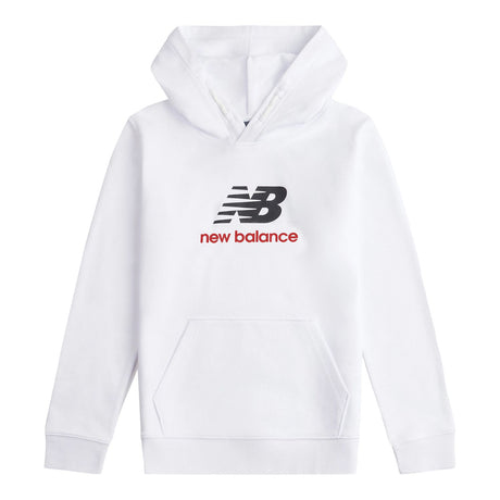 New Balance Youth French Terry Stacked Logo Hoodie-1