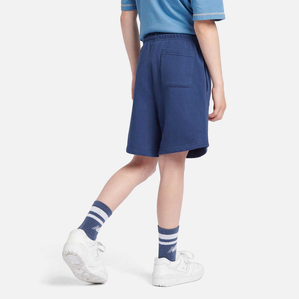 New Balance Youth French Terry Small Logo Short-7