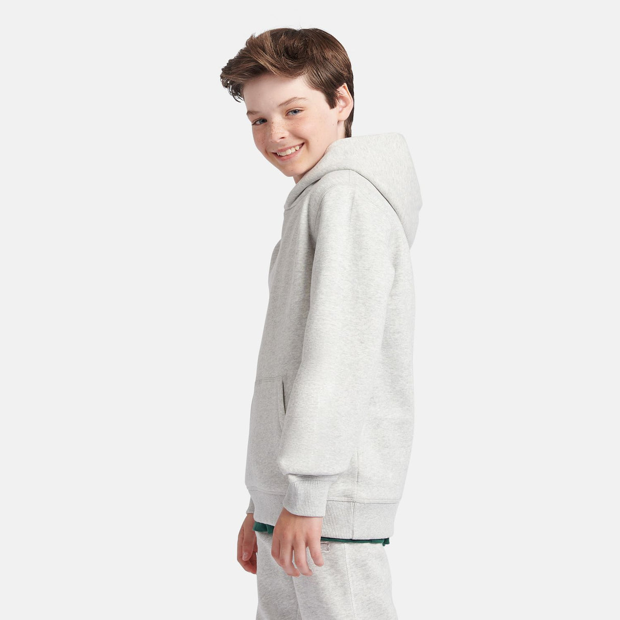 New Balance Youth French Terry Small Logo Hoodie-5