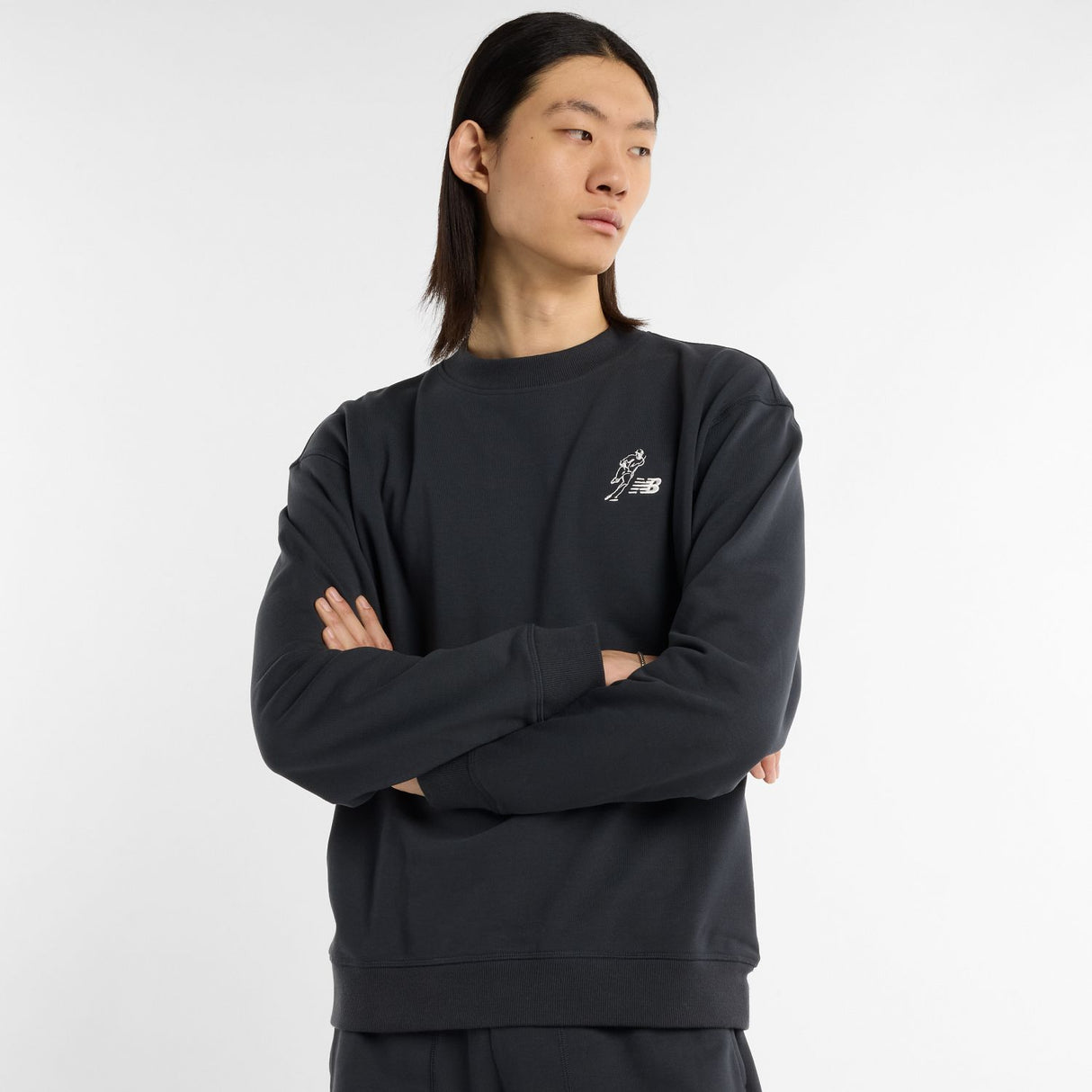 New Balance Men's Shohei Signature Fleece Crewneck-2