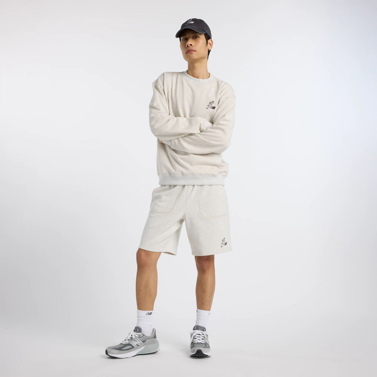 New Balance Men's Shohei Signature Fleece Crewneck-1