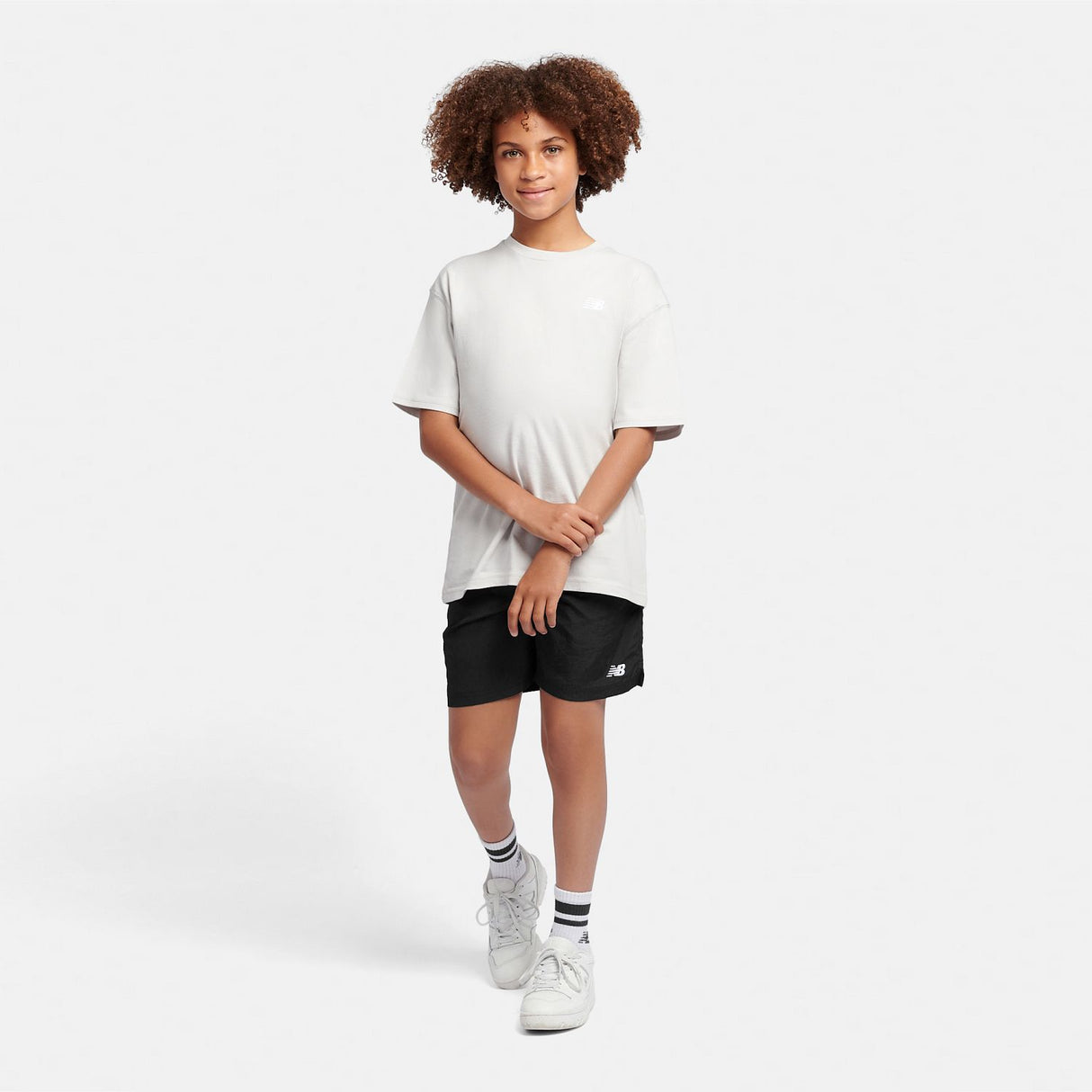 New Balance Youth Small Logo Nylon Short-4