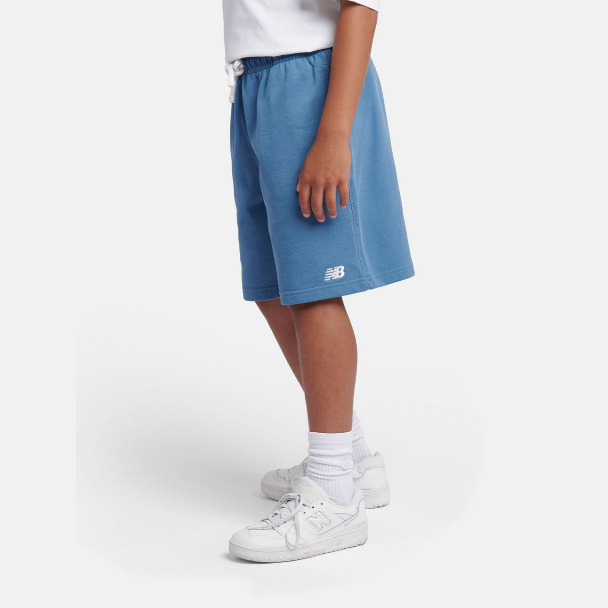 New Balance Youth French Terry Small Logo Short-6
