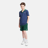 New Balance Youth French Terry Small Logo Short-4