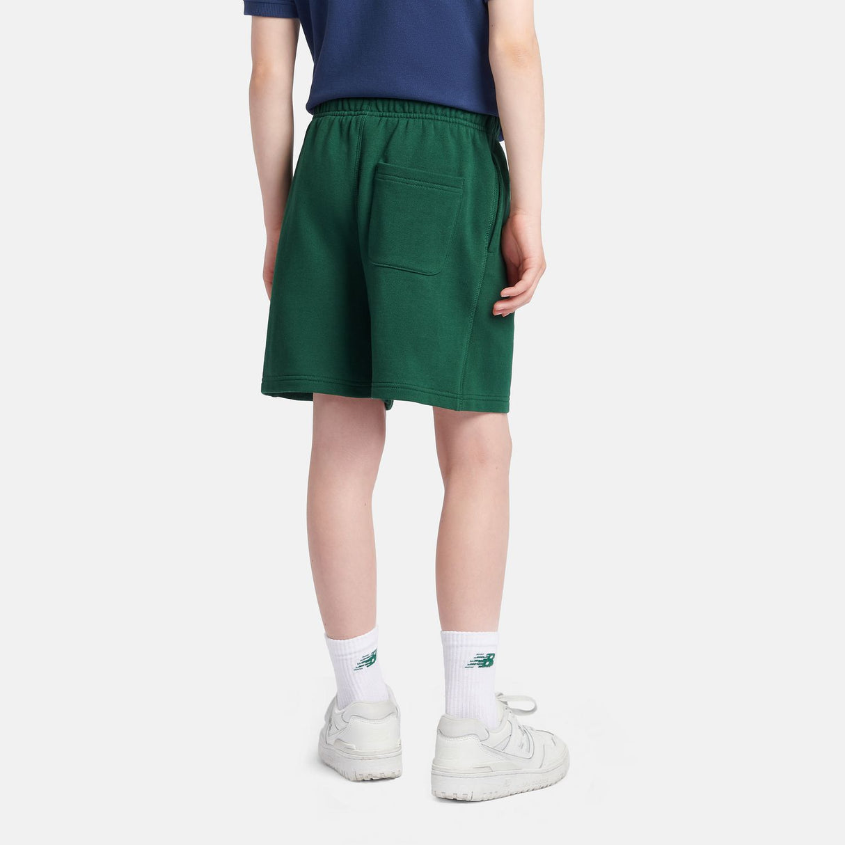 New Balance Youth French Terry Small Logo Short-7