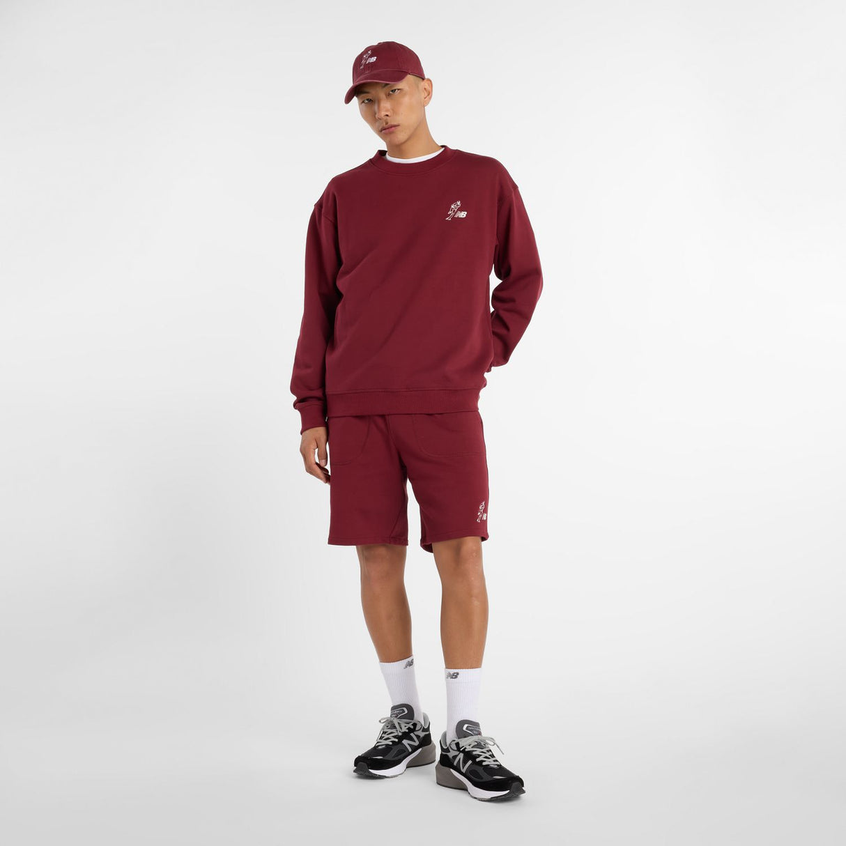 New Balance Men's Shohei Signature Fleece Crewneck-1