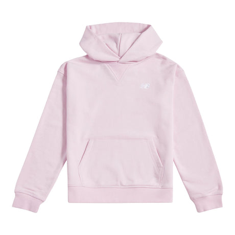 New Balance Youth Girl's French Terry Small Logo Hoodie-1