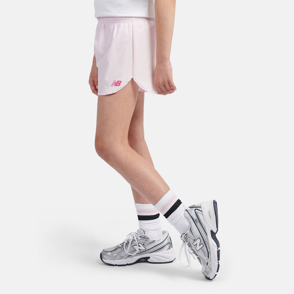 New Balance Youth Girl's Woven Shorts-2