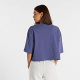 New Balance Women's Athletics Flower Oversized Cropped T-Shirt-3