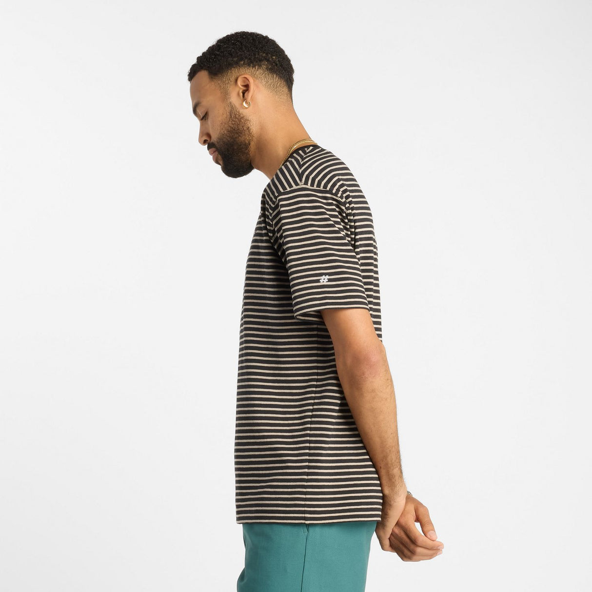 New Balance Men's Numeric Thin Stripe T-Shirt-4