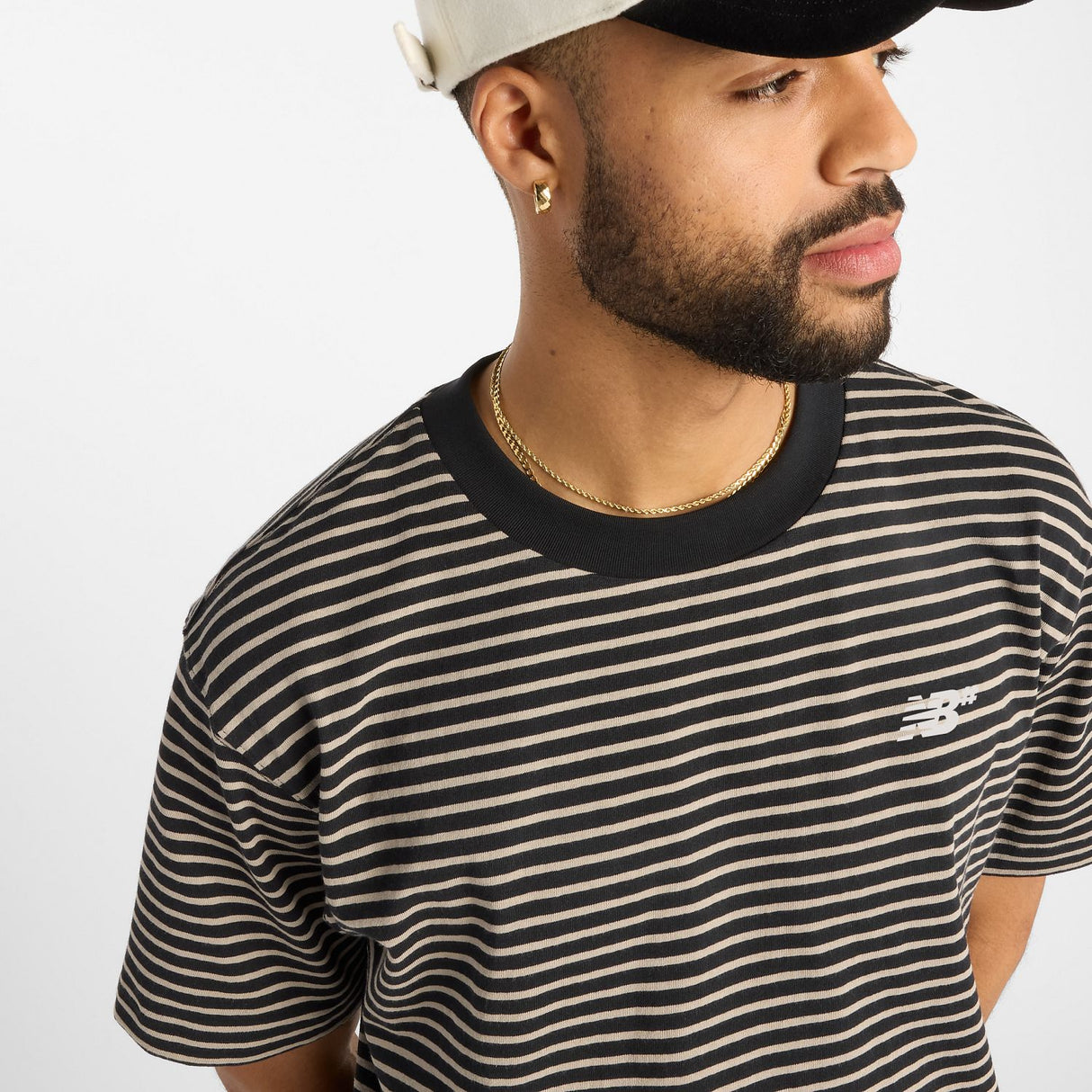 New Balance Men's Numeric Thin Stripe T-Shirt-6