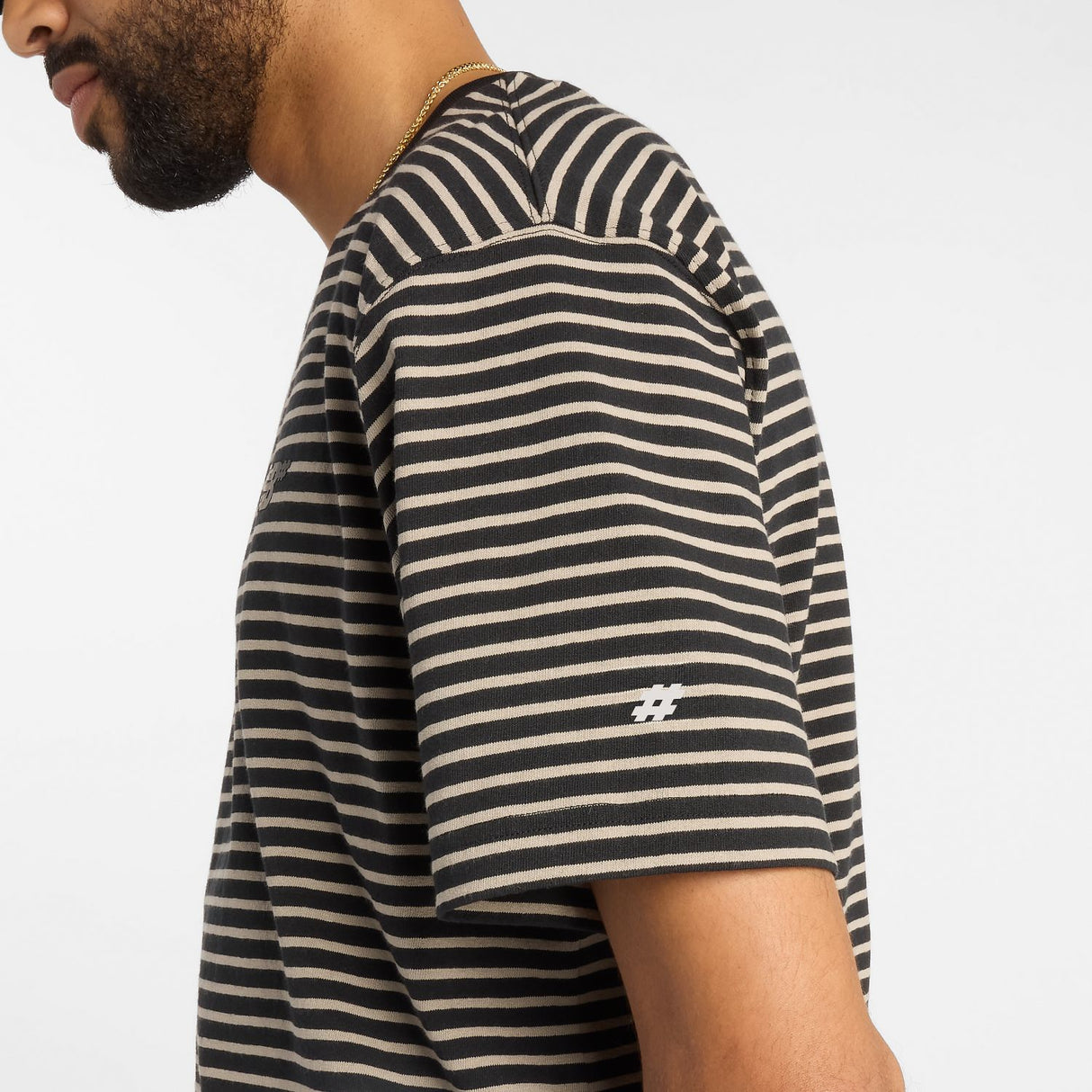New Balance Men's Numeric Thin Stripe T-Shirt-7
