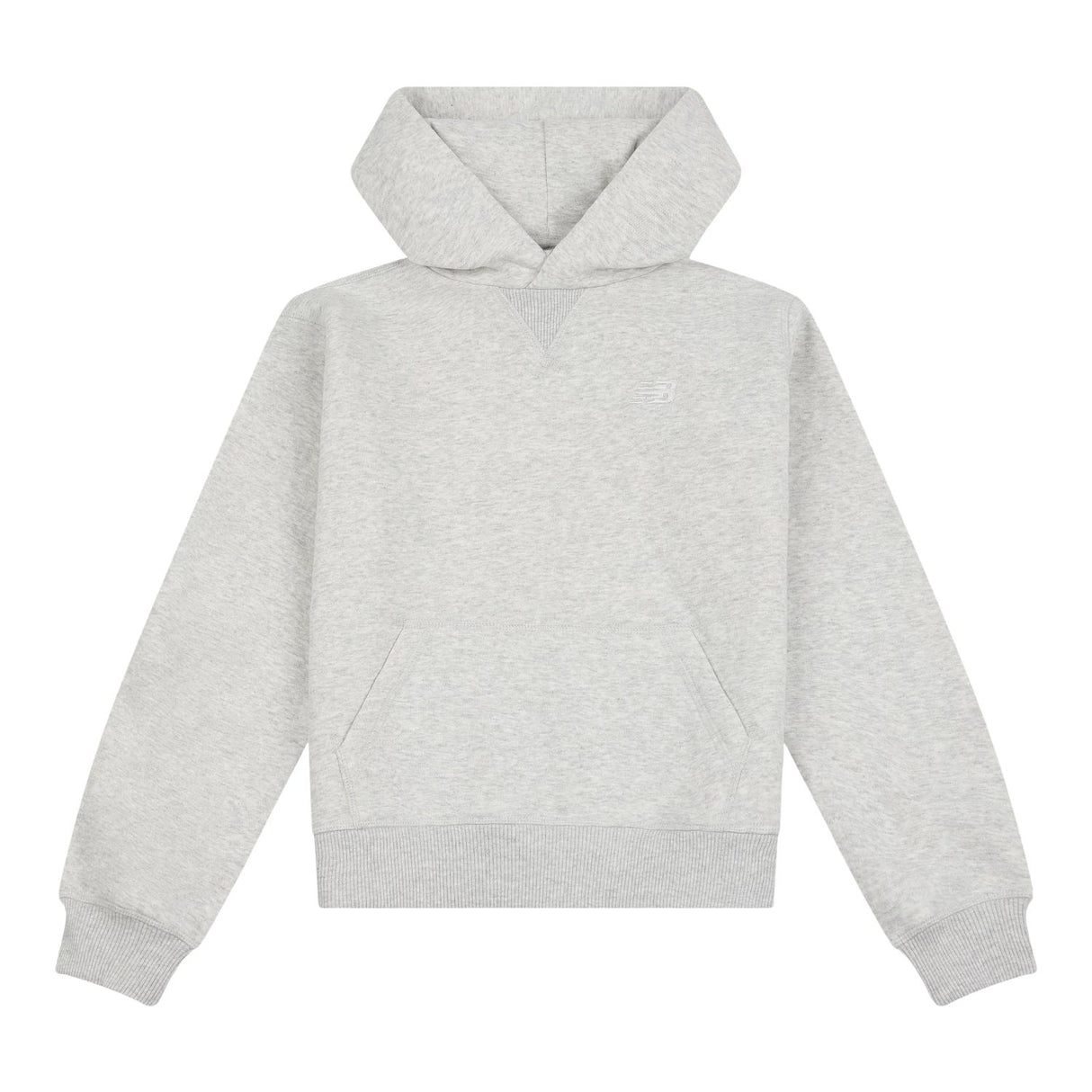 New Balance Youth Brush Back Small Logo Hoodie-1