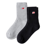 New Balance Waffle Knit Ankle Socks 2 Pack-2