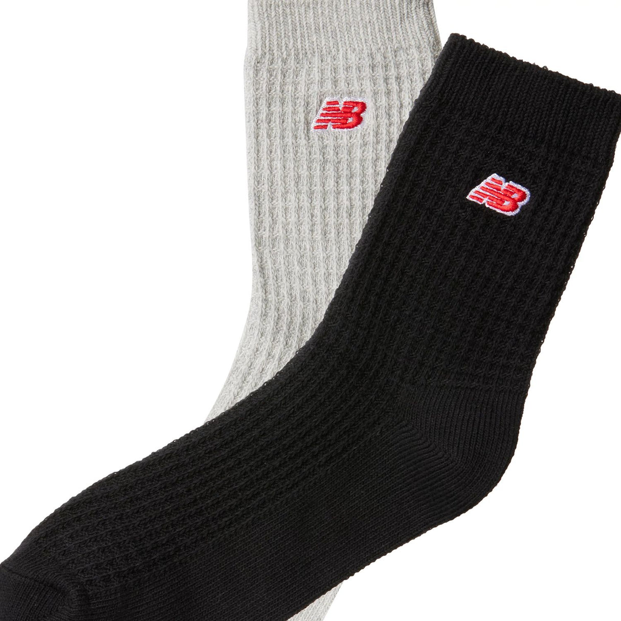 New Balance Waffle Knit Ankle Socks 2 Pack-3