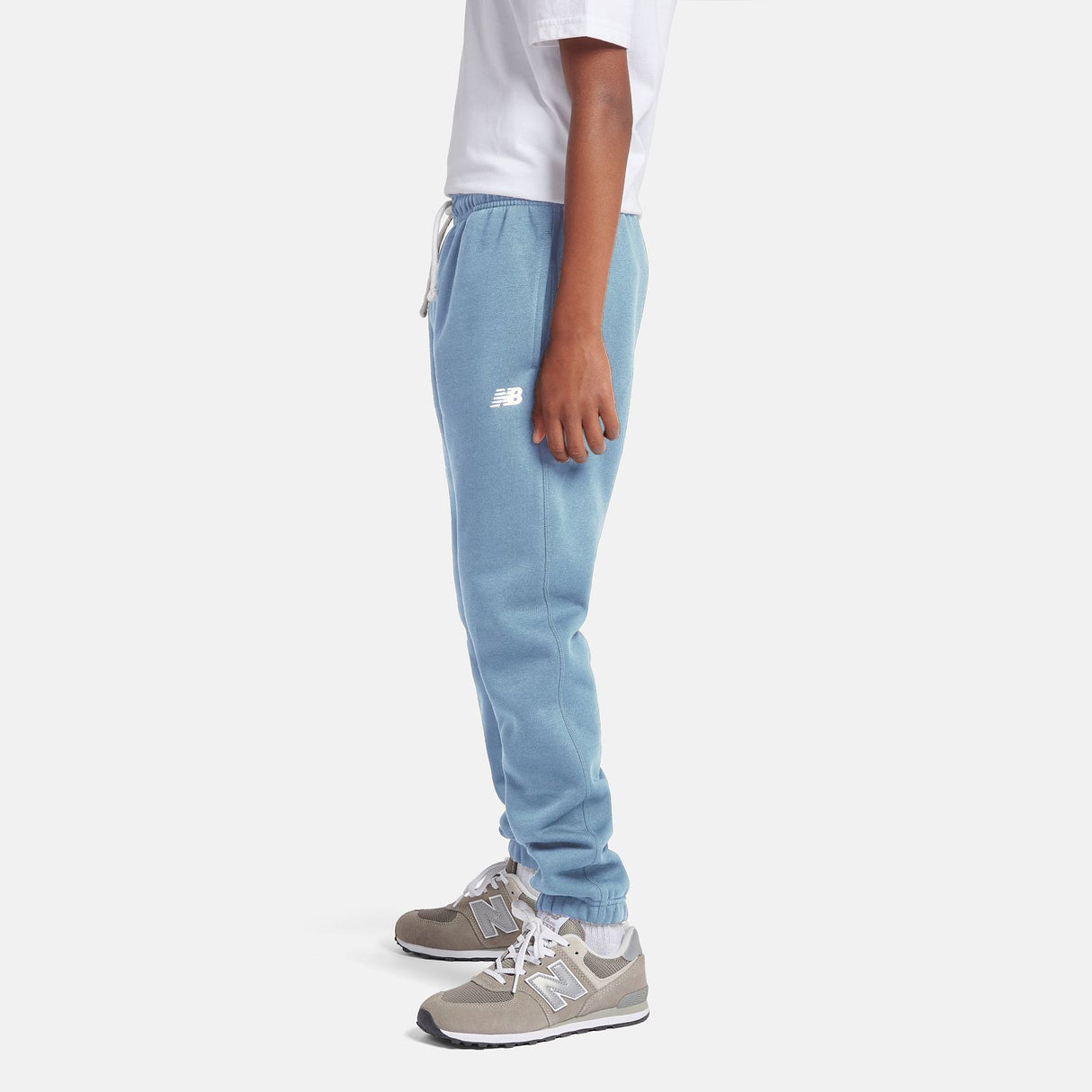New Balance Youth Brush Back Small Logo Jogger-6