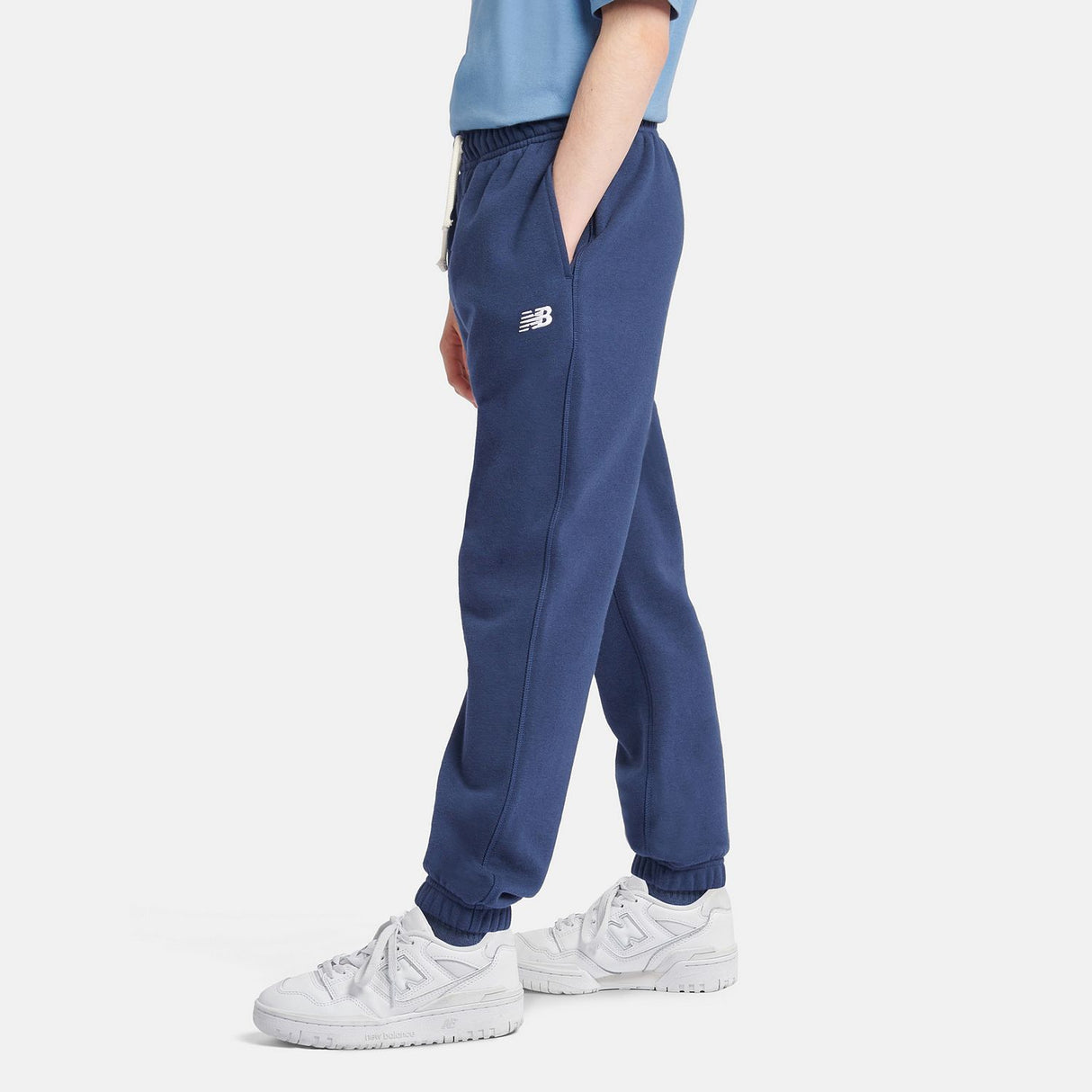 New Balance Youth Brush Back Small Logo Jogger-6