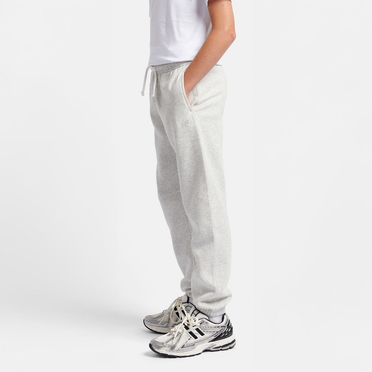 New Balance Youth Brush Back Small Logo Jogger-6