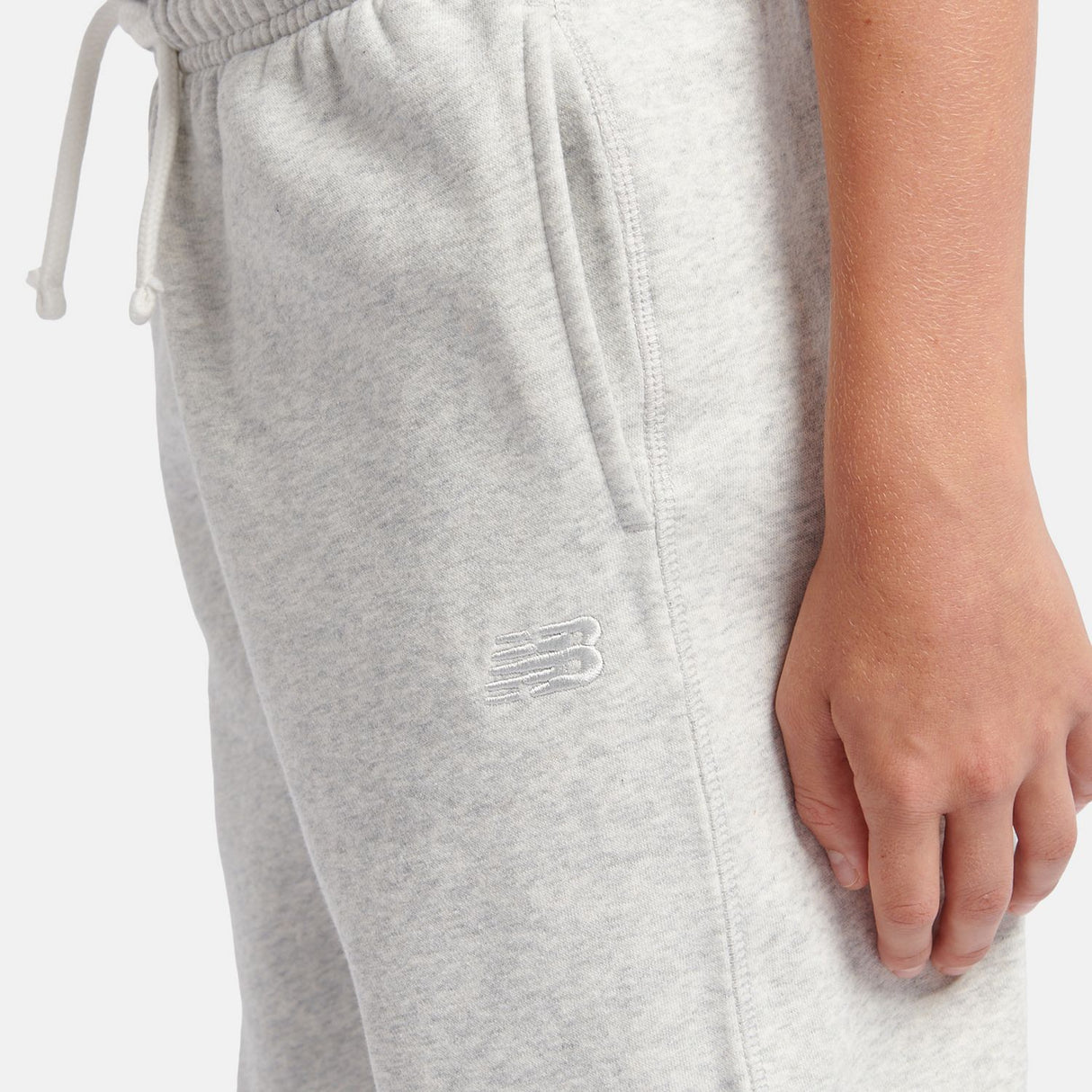 New Balance Youth Brush Back Small Logo Jogger-8