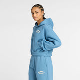 New Balance Women's Linear Heritage Fleece Full Zip-2