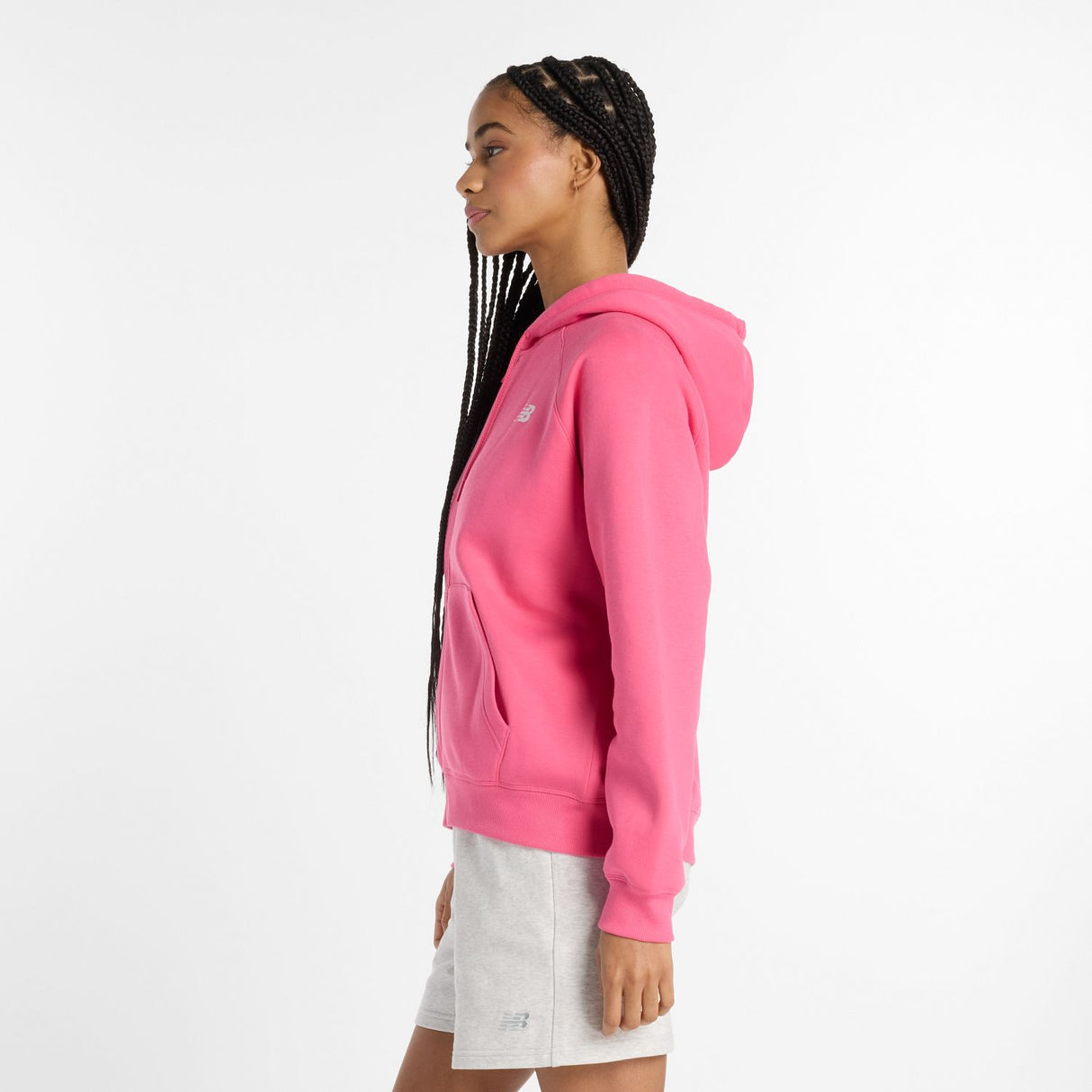 New Balance Women's Sport Fleece Logo Full Zip-2