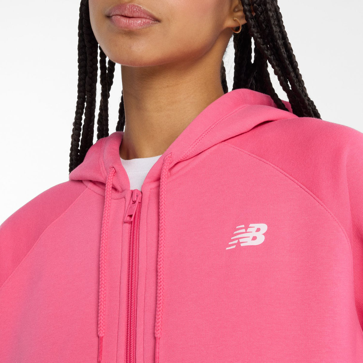 New Balance Women's Sport Fleece Logo Full Zip-4