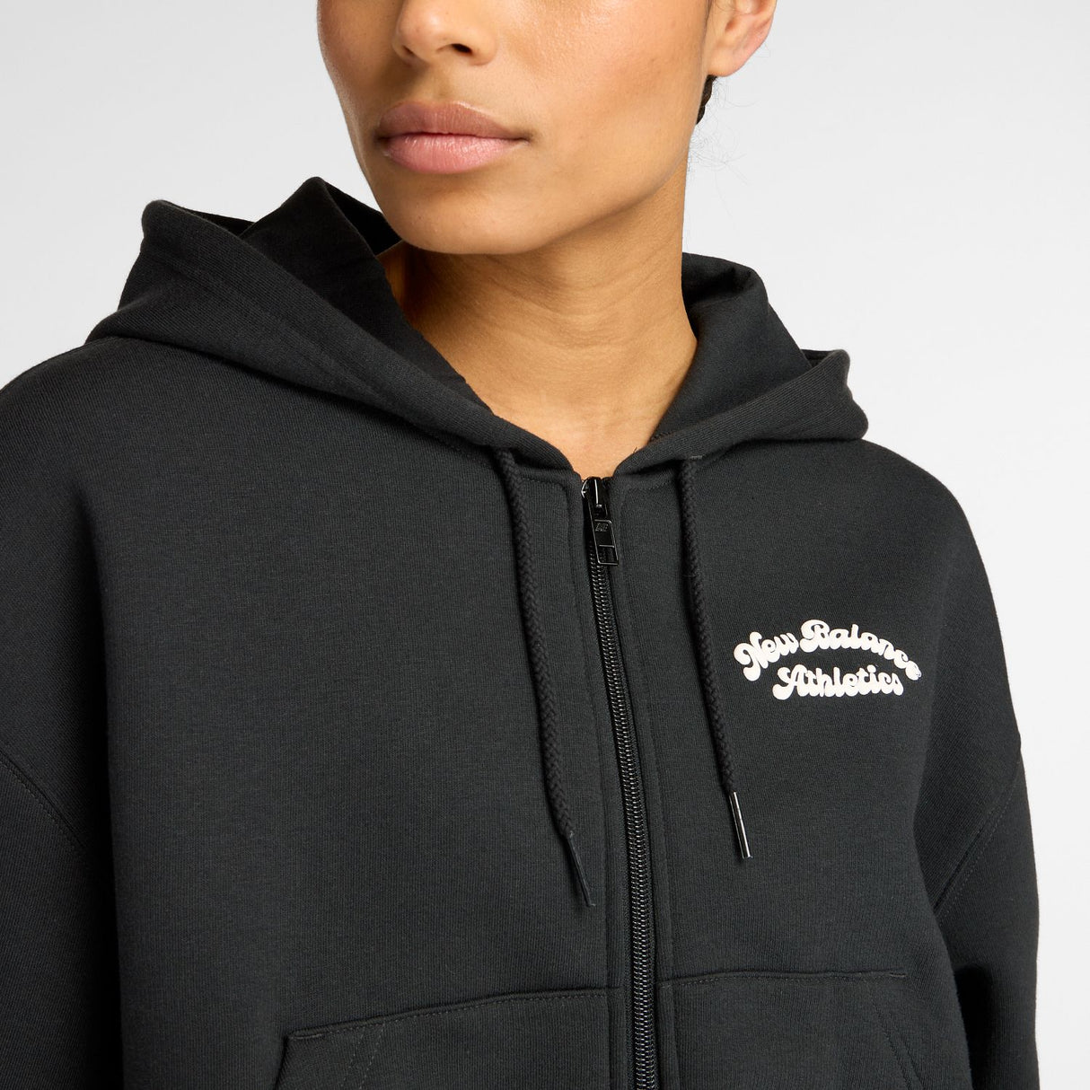 New Balance Women's Linear Heritage Fleece Full Zip-4