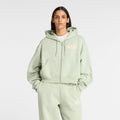 New Balance Women's Linear Heritage Fleece Full Zip-1