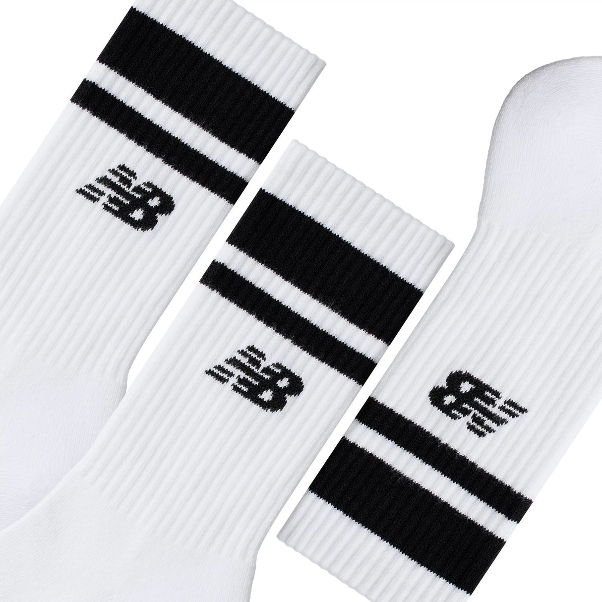 New Balance Everyday Stripe Midcalf 3 Pair-3