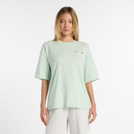 New Balance Women's Flower Oversize T-Shirt-1