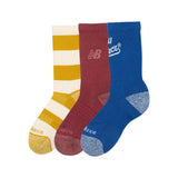 New Balance Youth Active Graphic Crew Socks 3 Pack-2