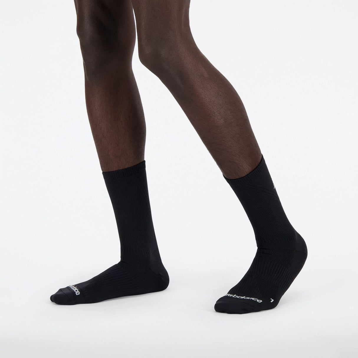 New Balance Run Foundation Flat Knit Midcalf Socks-2